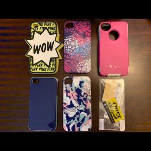 5 IPhone 4 Phone Cases & Screen Protector Kit